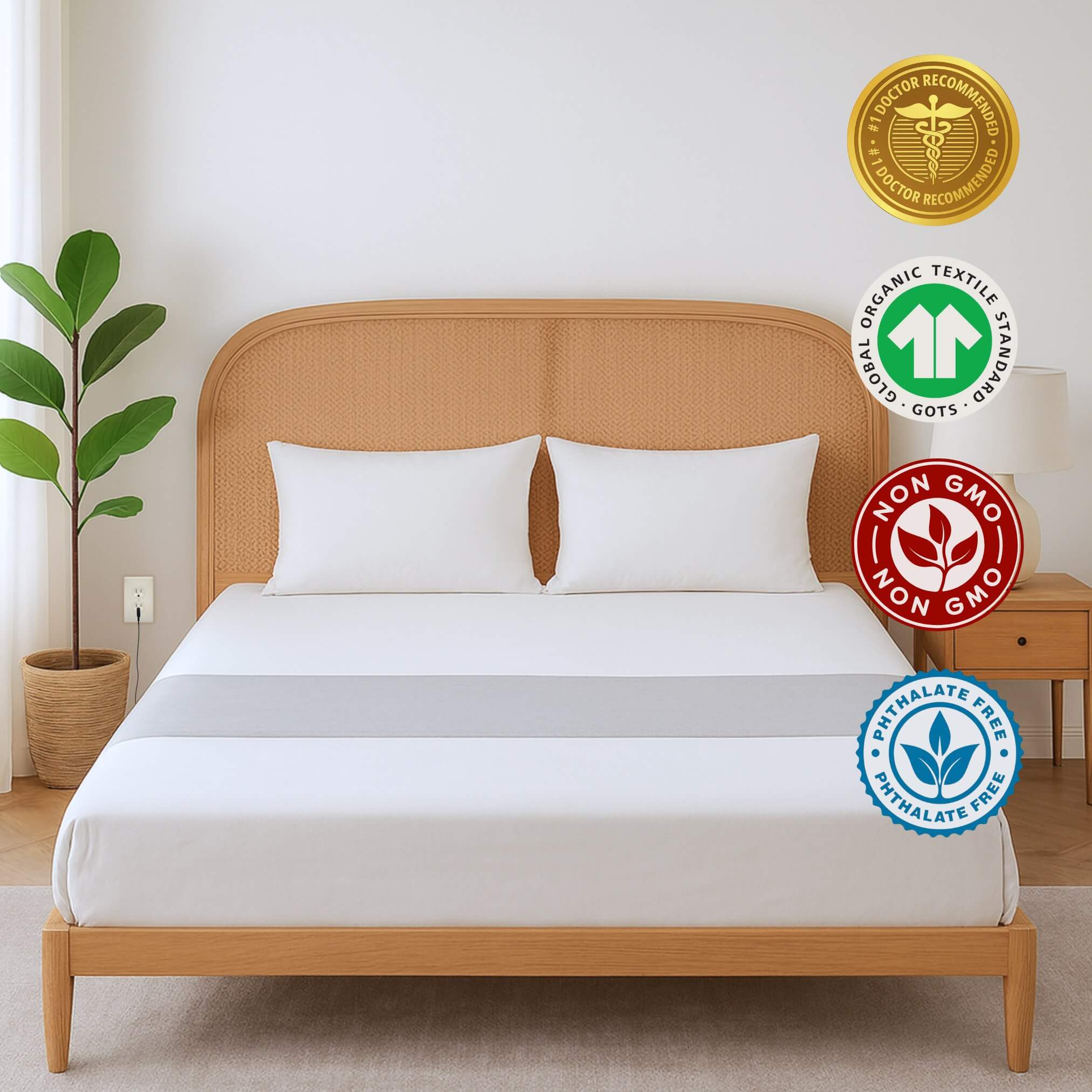 Organic Cotton Grounding Strip Sheet