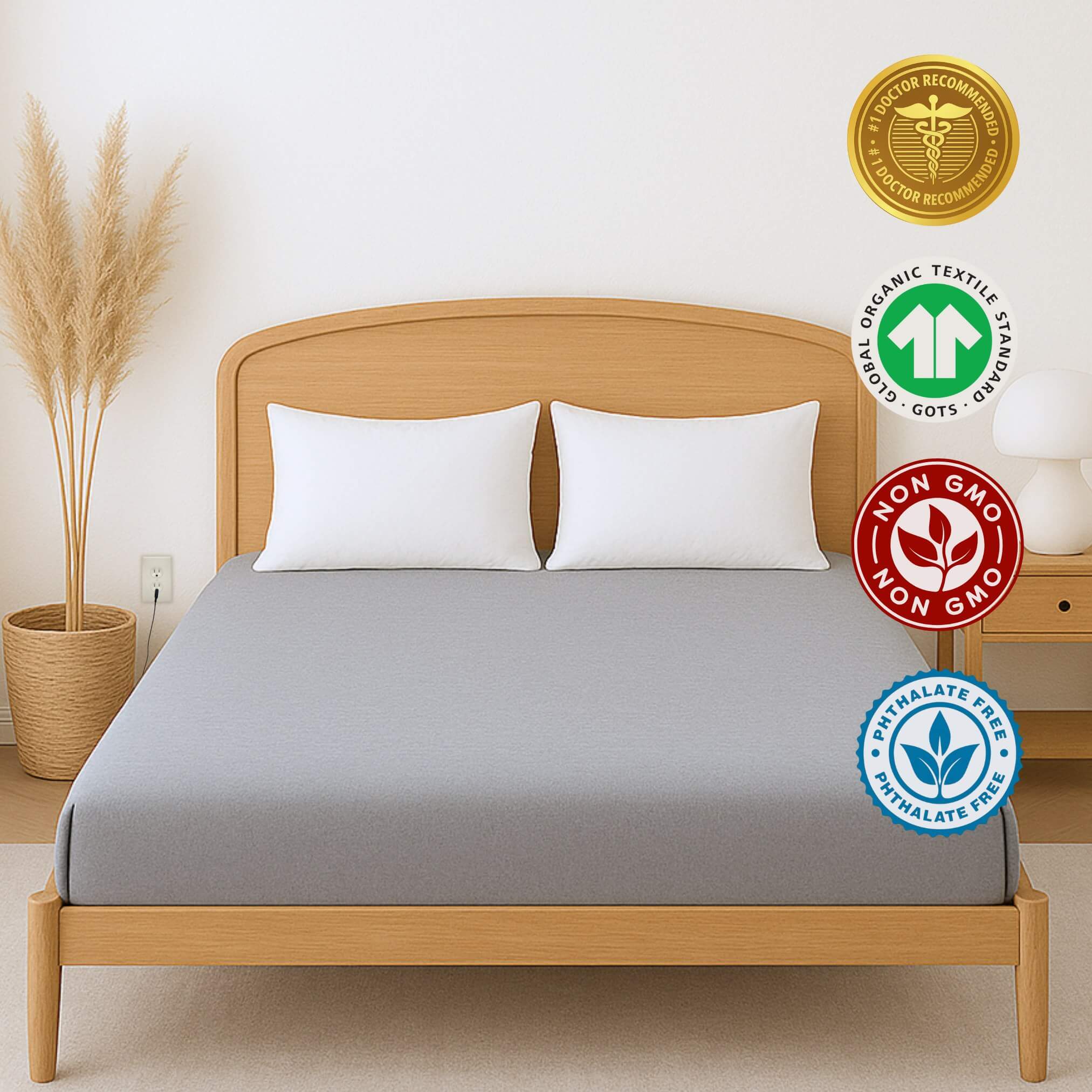 Organic Cotton Grounding Fitted Sheet