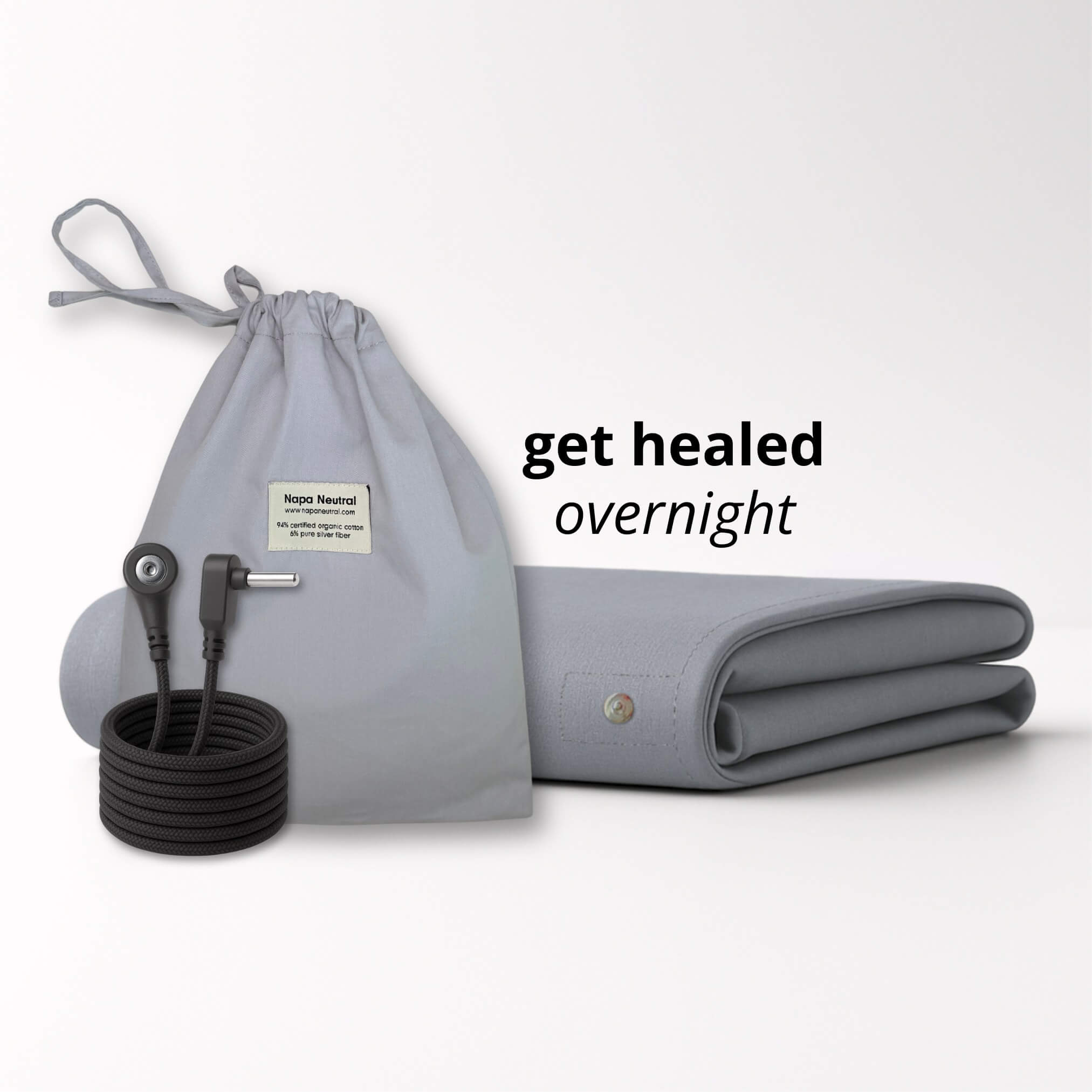 Organic Cotton Grounding Fitted Sheet