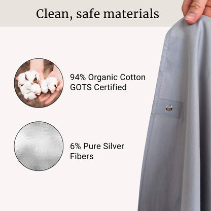 Organic Cotton Grounding Fitted Sheet