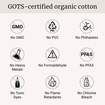 Organic Cotton Grounding Fitted Sheet